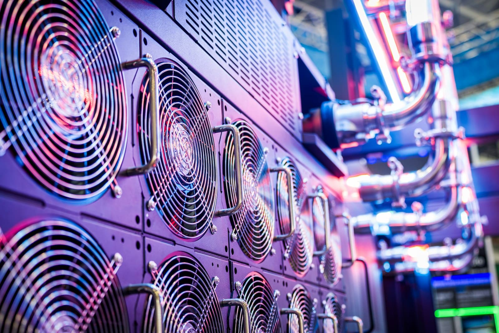 Rows of server racks in a data centre, representing the self-hosted infrastructure behind a Glean alternative